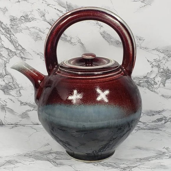 Handmade Teapot Stoneware Pottery Hope Vintage - Picture 9 of 9